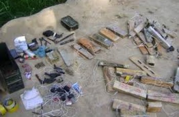 weapons factory raided in peshawar