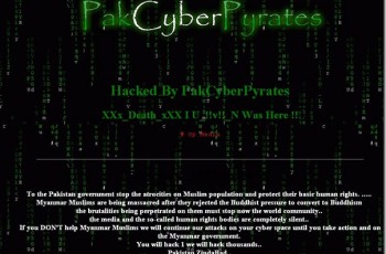 pakistan news website hacked