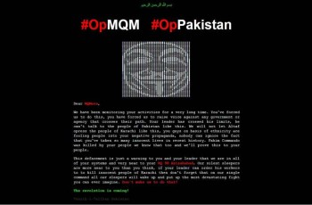 MQM website hacked