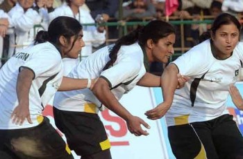 Pakistani Women Kabaddi players