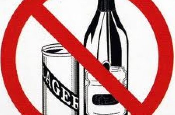 alcohol prohibited