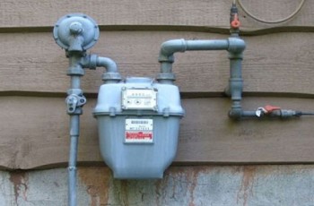 meter placed with wall