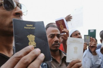 immigrants with passports