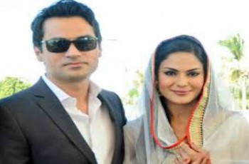 Veena Malik and her husband Asad Bashir