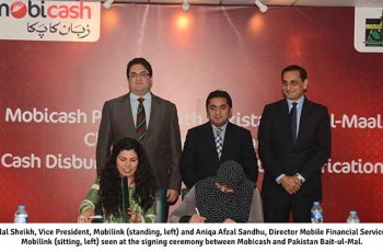 Mobicash & Baitulmal contract Signing deal