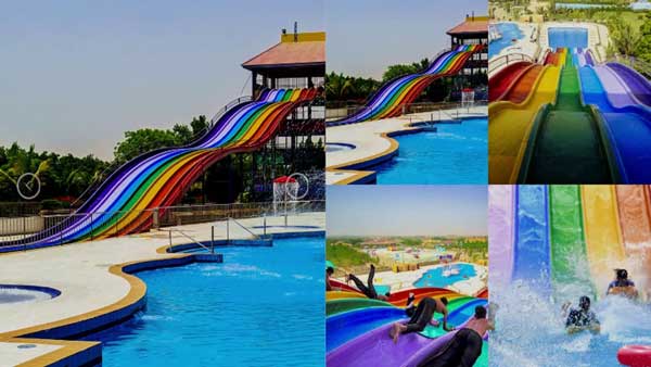 slides in fiesta water park