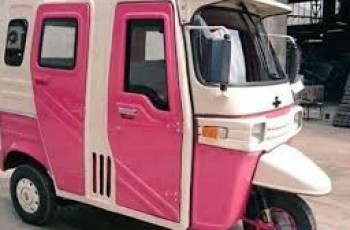 pink rickshaw image