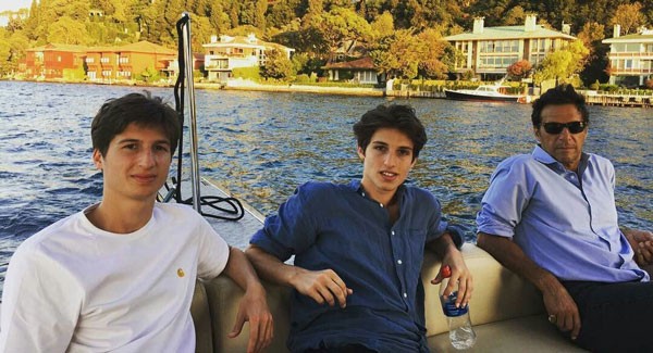 imran khan with his sons