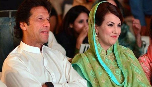 imran khan with his 2nd wife reham khan