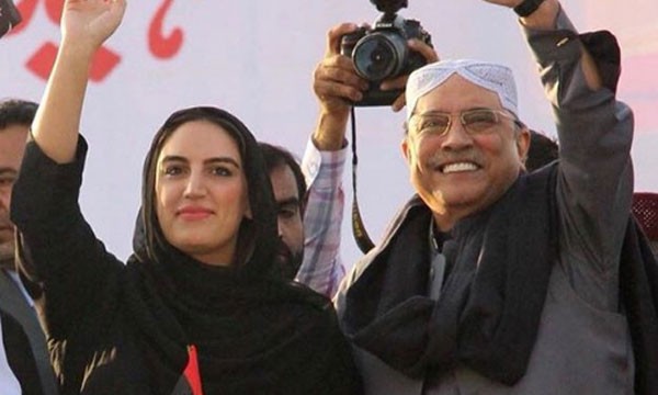 bakhtawar bhutto with her father