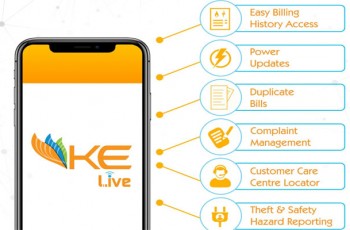 KE LIVE mobile application