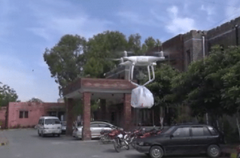 Drones in DHQ Hospital, Haripur