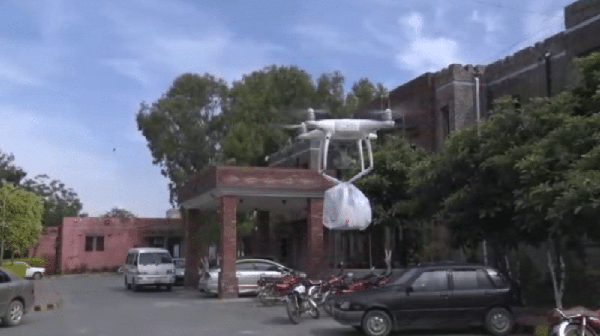 Drones in DHQ Hospital, Haripur